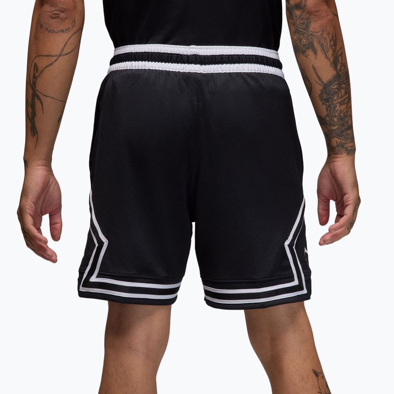 Pánské basketbalové šortky Jordan Mesh Diamond 4" black/white/white 4