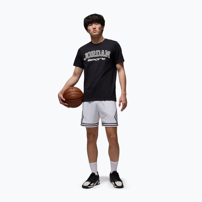 Pánské basketbalové šortky Jordan Mesh Diamond 4" white/black/black 2