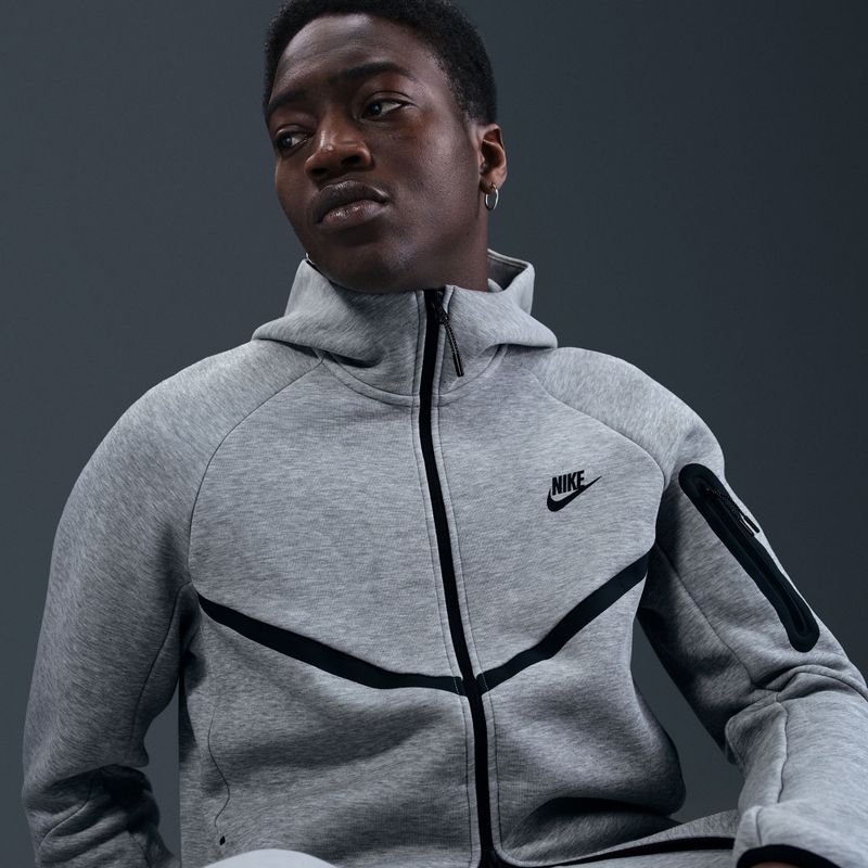 Pánská mikina Nike Tech Windrunner Full Zip cave dark grey heather/black 5