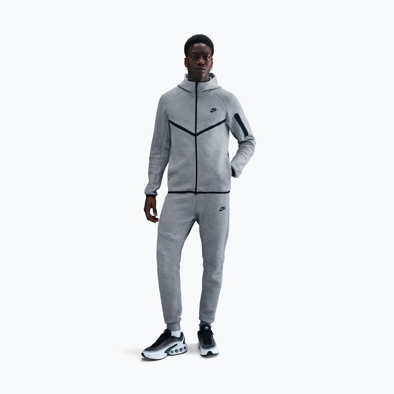 Pánské kalhoty Nike Tech Joggers dark grey heather/black 2