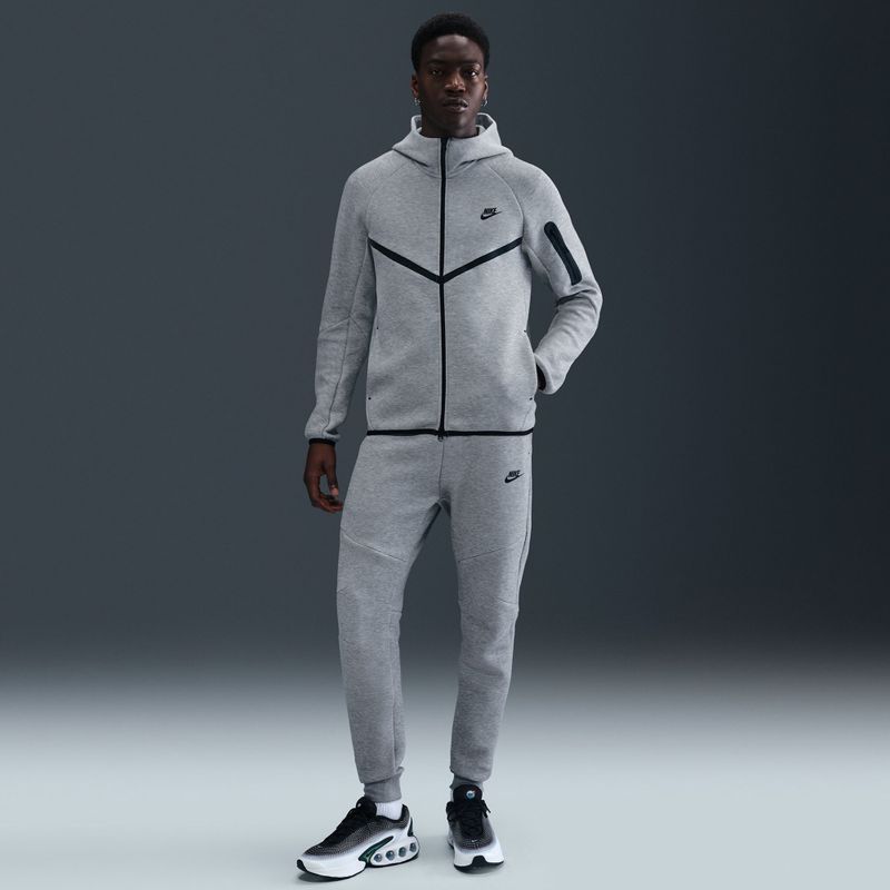 Pánské kalhoty Nike Tech Joggers dark grey heather/black 6