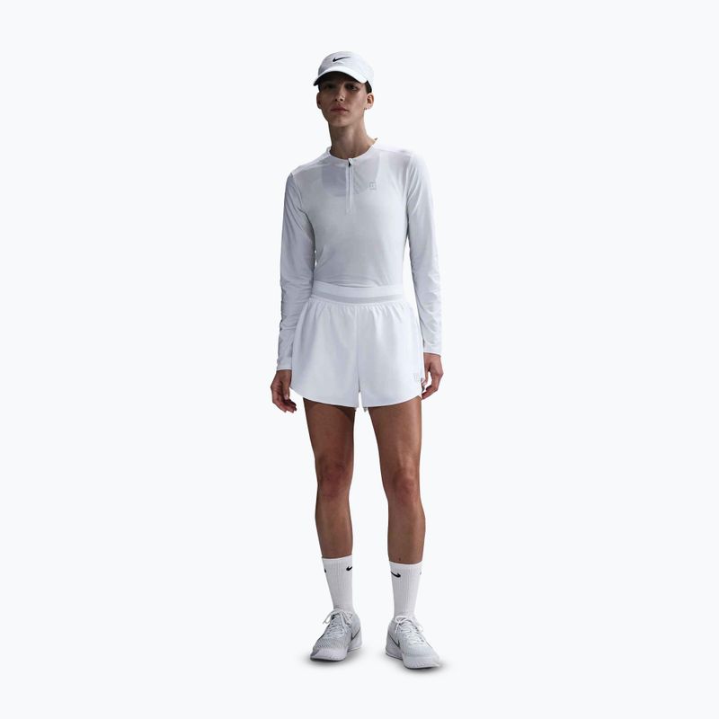 Dámské tenisové šortky Nike Court Dri-Fit Ace Advantage white/white 2