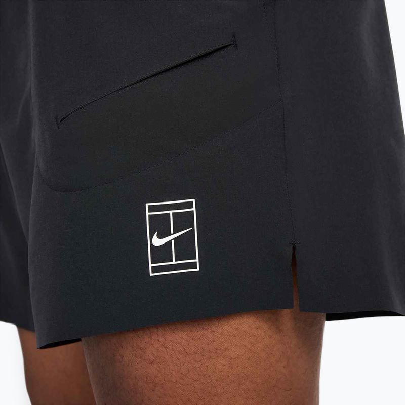 Pánské tenisové šortky Nike Court Dri-Fit Advantage 6" black / white 7