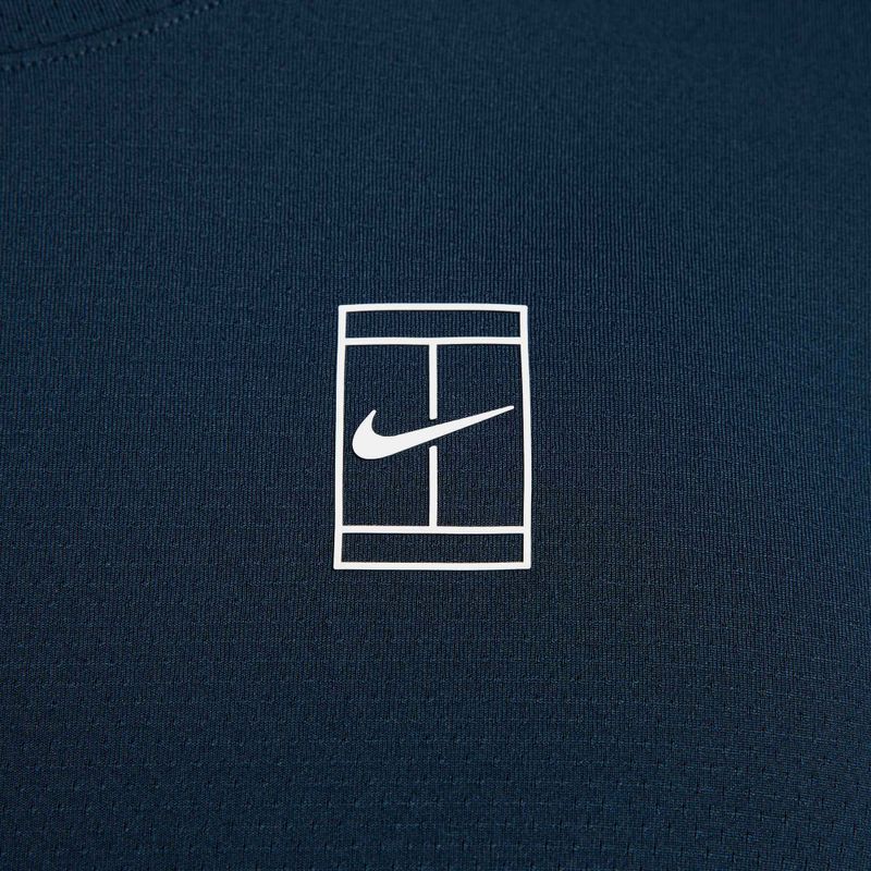 Pánské tenisové tričko Nike Court Dri-Fit Advantage armory navy / white 6