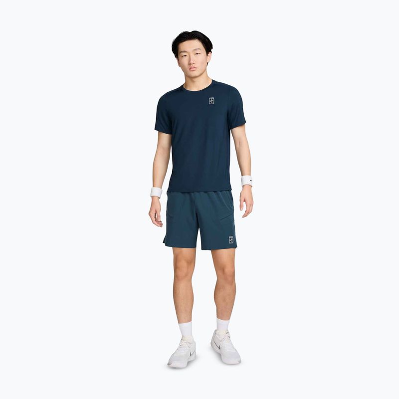 Pánské tenisové šortky Nike Court Dri-Fit Advantage 8" armory navy/white 2