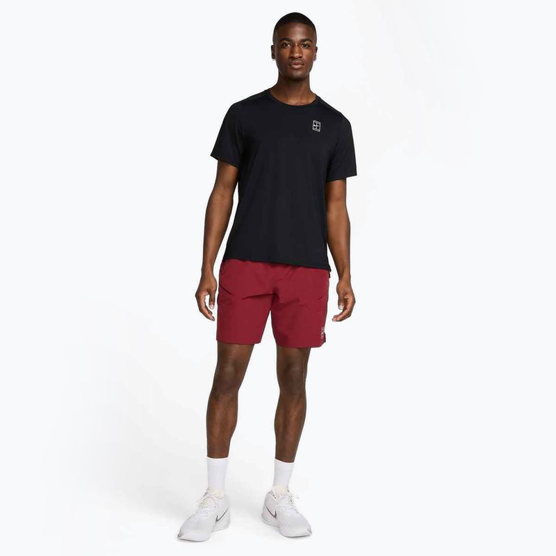 Pánské tenisové tričko Nike Court Dri-Fit Advantage black / white 2