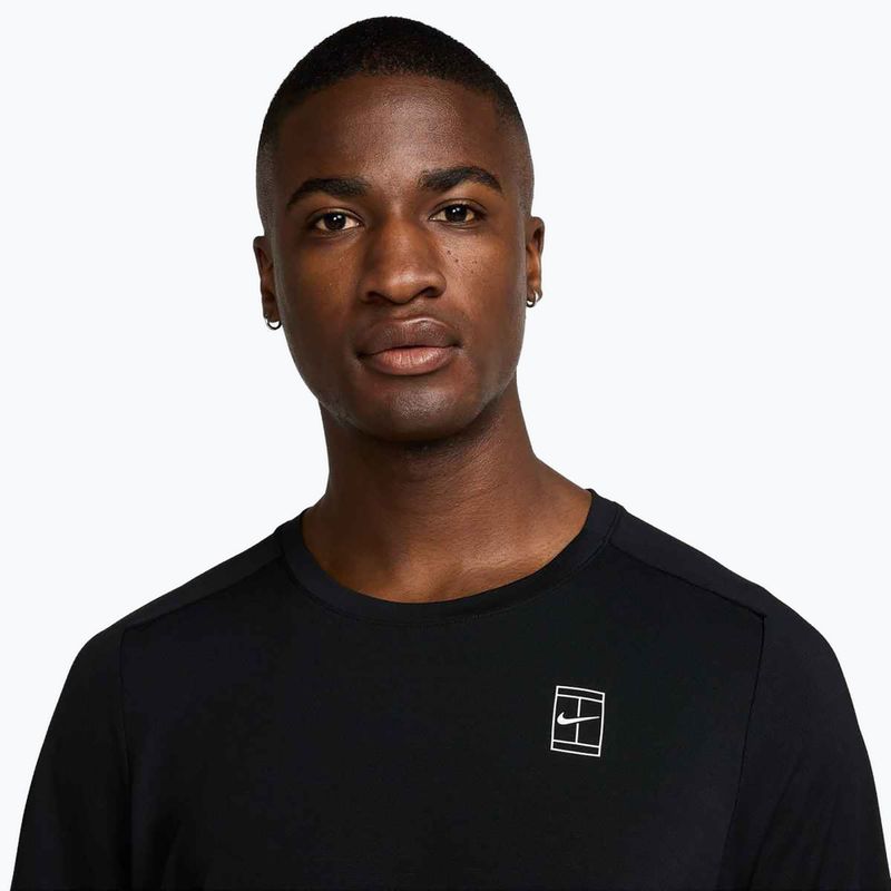 Pánské tenisové tričko Nike Court Dri-Fit Advantage black / white 4