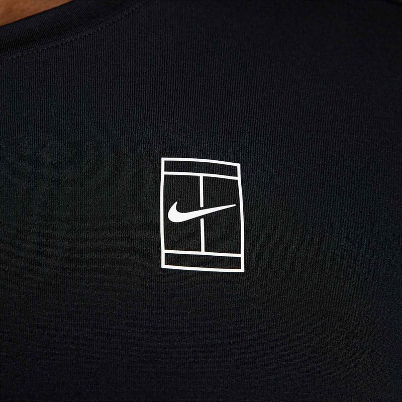 Pánské tenisové tričko Nike Court Dri-Fit Advantage black / white 5