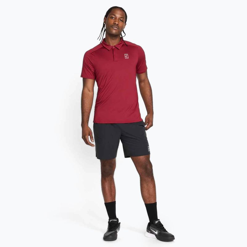 Pánské tenisové šortky Nike Court Dri-Fit Advantage 8" černé/bílé 2