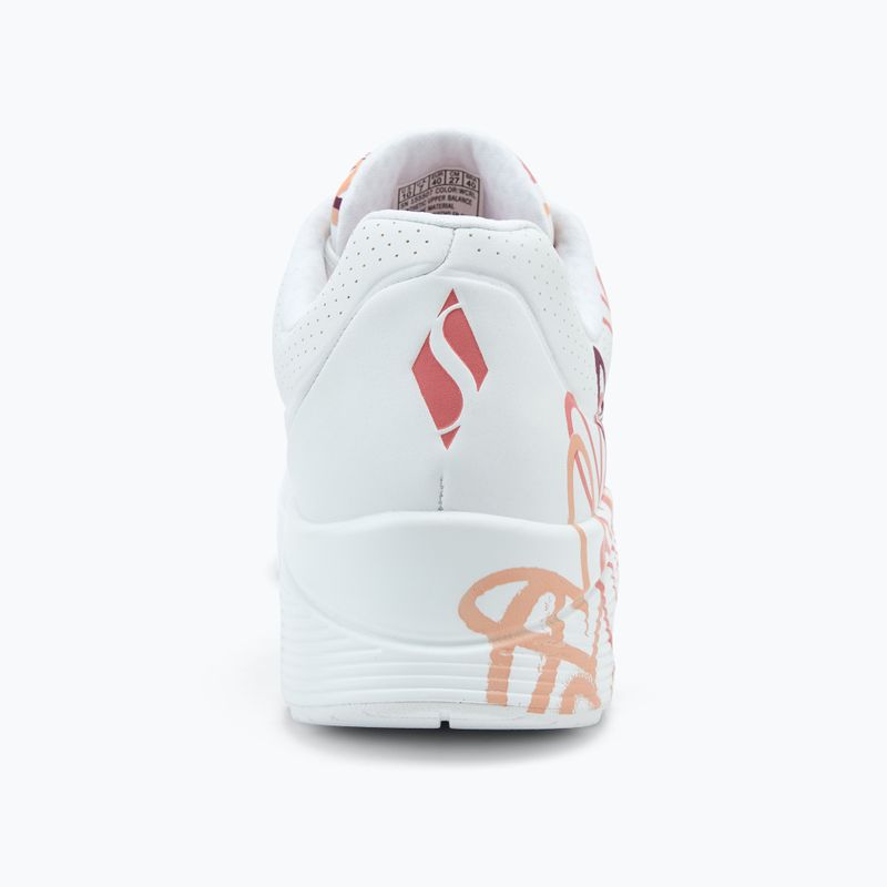 Dámské boty SKECHERS JGoldcrown Uno Spread The Love white/coral 6