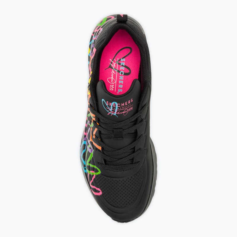 Dámské boty SKECHERS Uno Lite Heart Of Hearts black/multi 5
