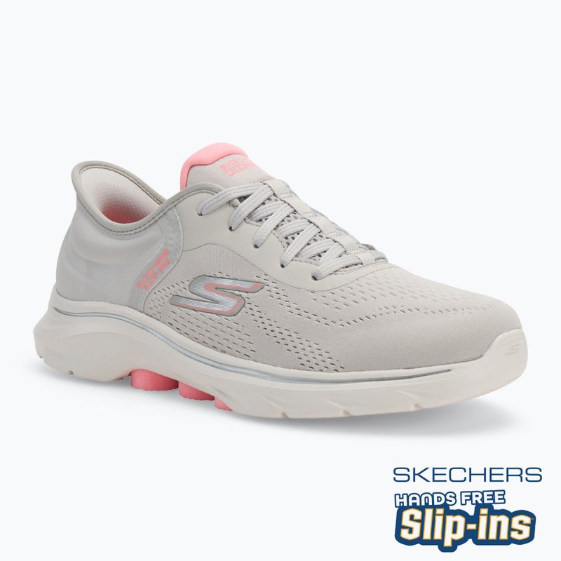 Dámské boty SKECHERS Go Walk 7 Valin gray/pink