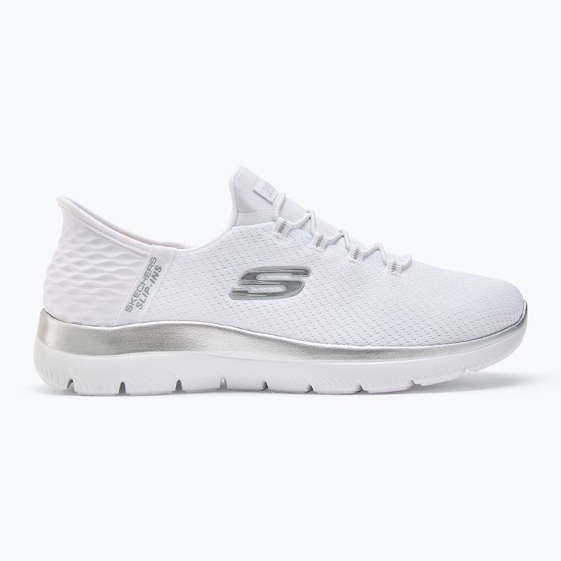 Dámské boty  SKECHERS Summits Diamond Dream white/silver 2