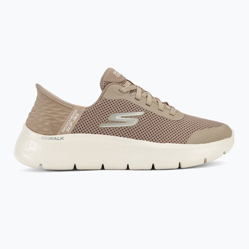 Dámské boty  SKECHERS Slip-ins Go Walk Flex Grand Entry taupe/white 2