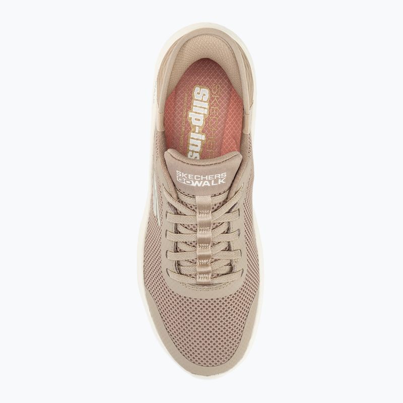 Dámské boty  SKECHERS Slip-ins Go Walk Flex Grand Entry taupe/white 6