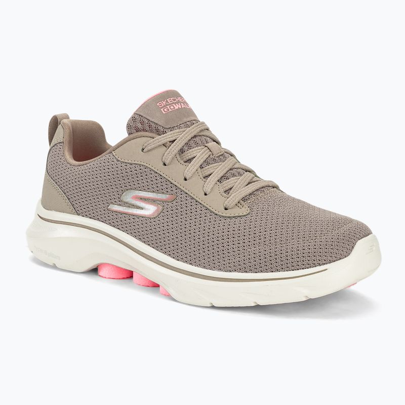 Dámské boty SKECHERS Go Walk 7 Clear Path taupe/pink