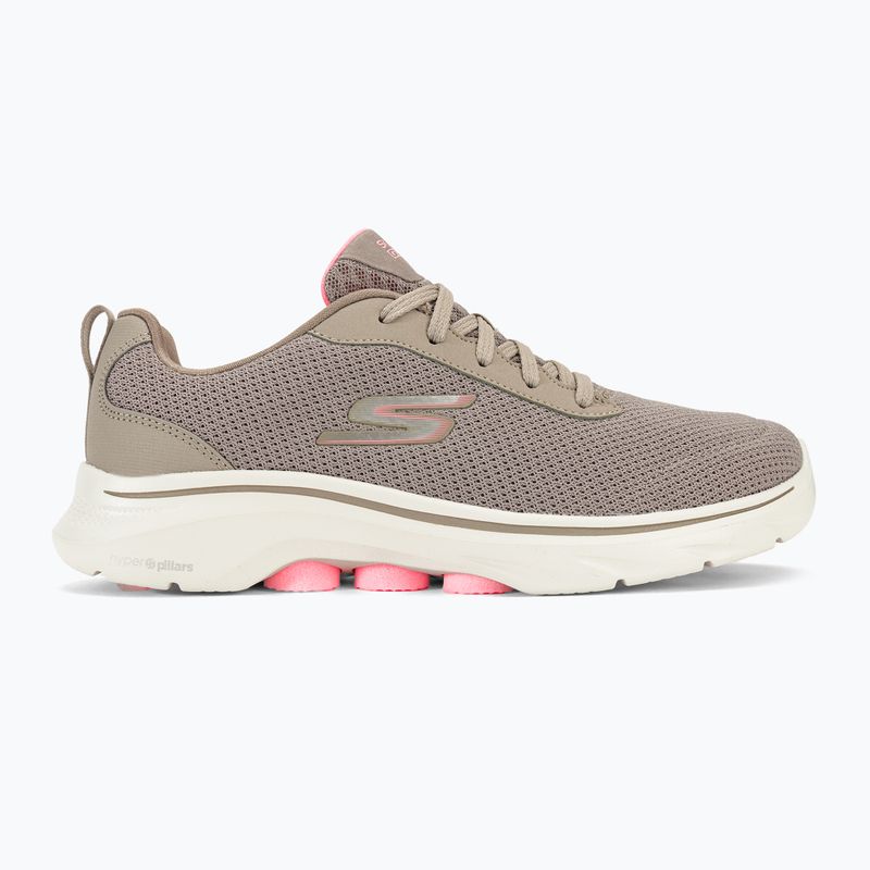 Dámské boty SKECHERS Go Walk 7 Clear Path taupe/pink 2
