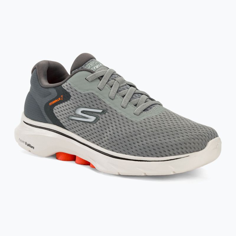 Pánská obuv SKECHERS Go Walk 7 The Construct grey/white/orange