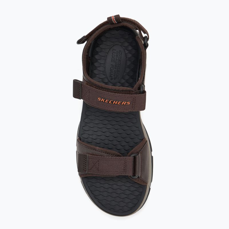 Pánské sandály SKECHERS Tresmen Ryer chocolate 5