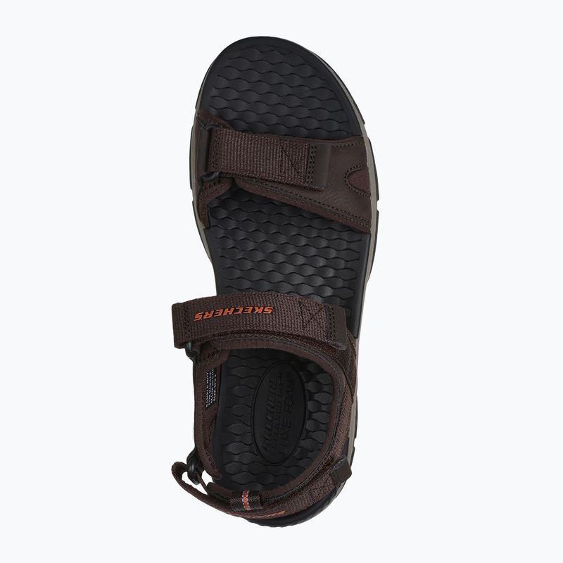 Pánské sandály SKECHERS Tresmen Ryer chocolate 4