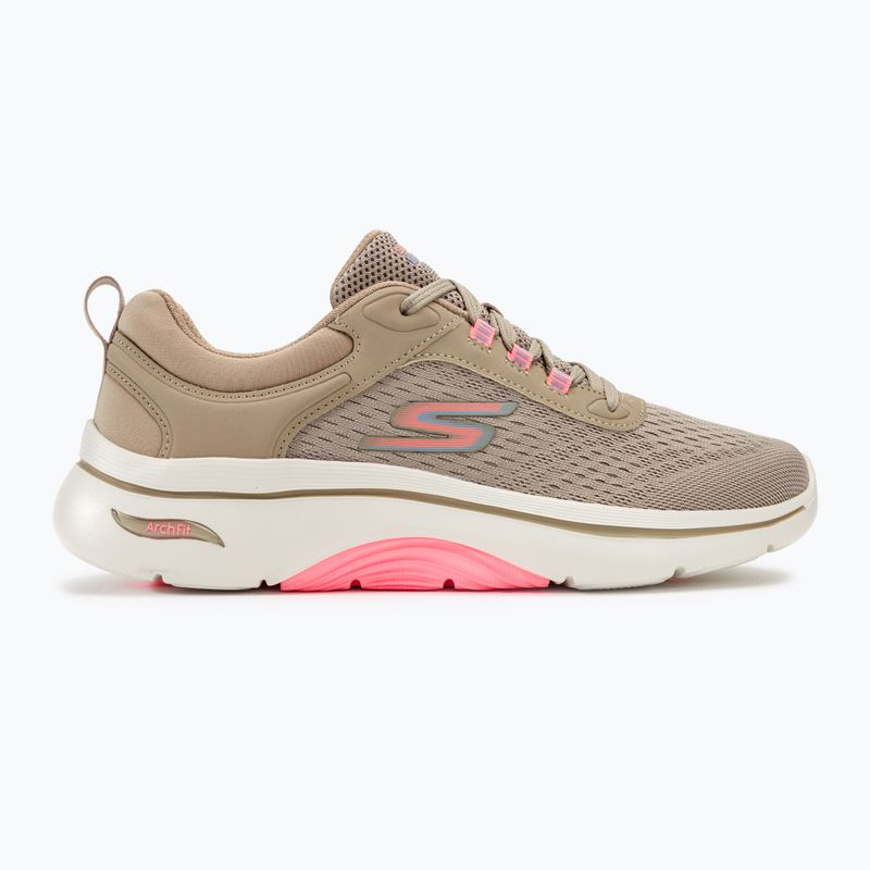 Dámské boty SKECHERS Go Walk Arch Fit 2.0 Balin taupe/multi 2