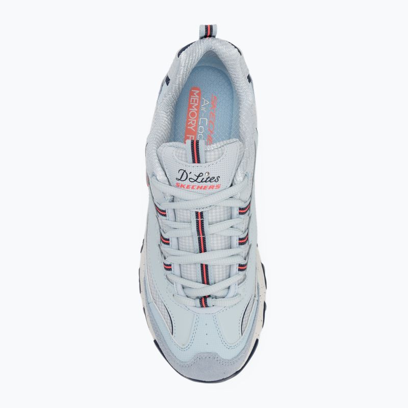 Dámské boty SKECHERS D'Lites Bold Views light blue/multi 5