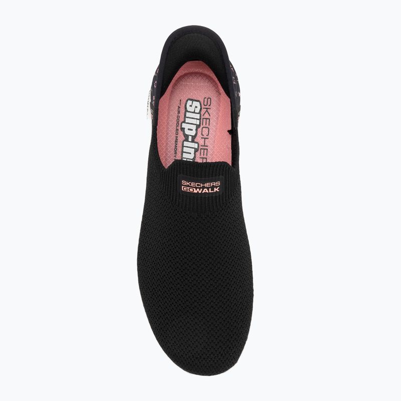 Dámské boty  SKECHERS Go Walk Flex Sunset Rose black 5