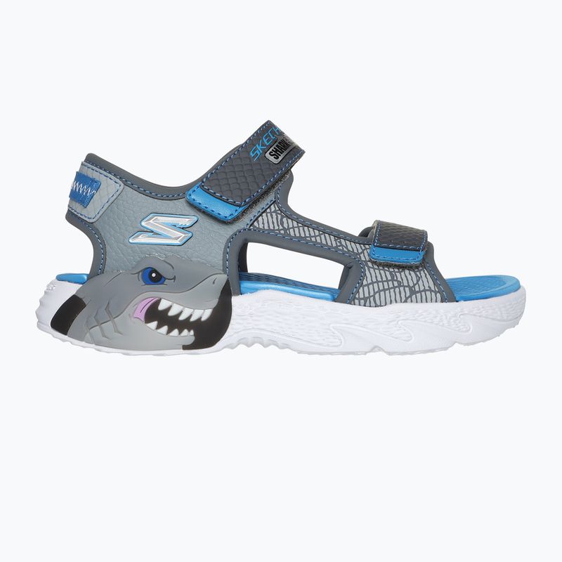 Dětské sandály SKECHERS S-Lights Creature Splash charcoal/blue