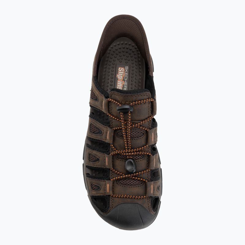 Pánské sandály SKECHERS Tresmen Norvick brown 5