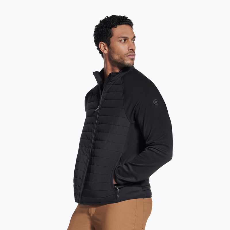 Pánská hybridní bunda SKECHERS The Hoodless Hybrid black 3