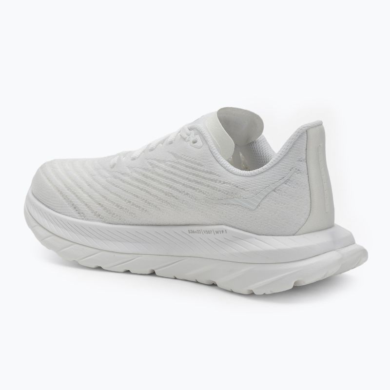 Dámské běžecké boty HOKA Mach 5 white/white 3