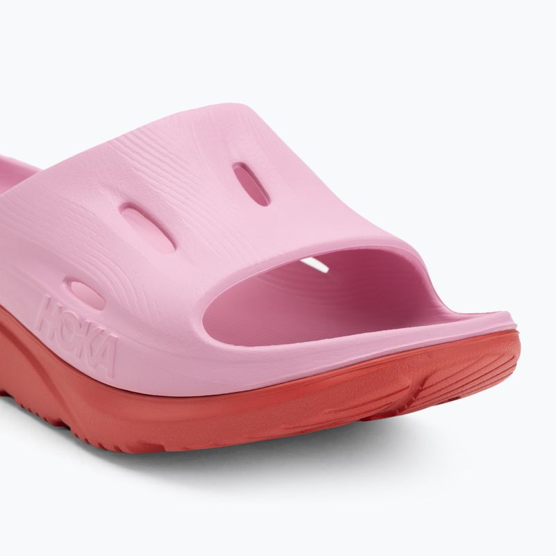 Dětské nazouváky HOKA Ora Recovery Slide 3 peony/cerise 7