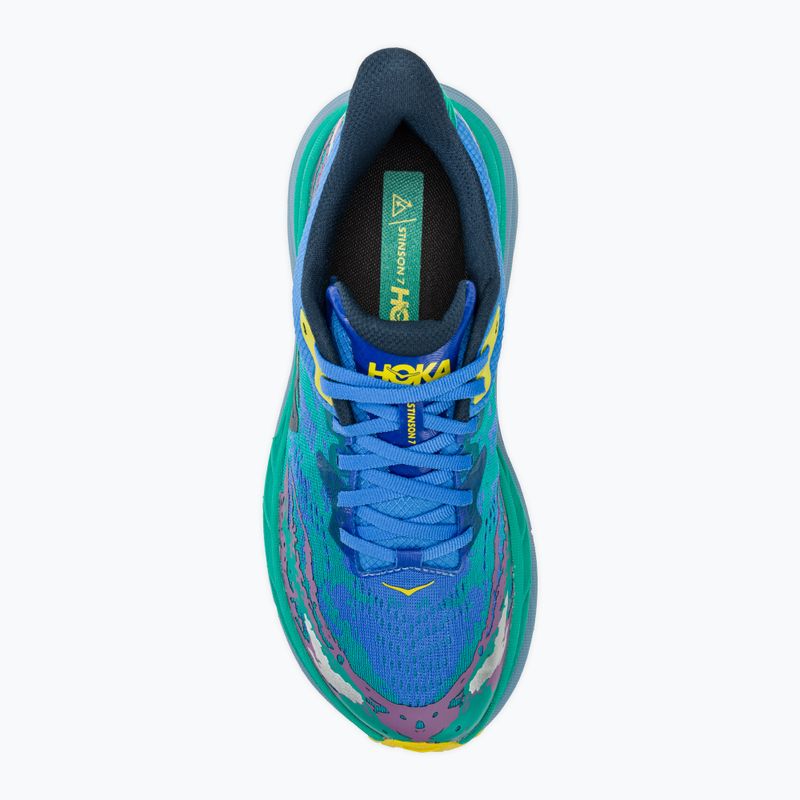 Pánské běžecké boty HOKA Stinson 7 virtual blue/tech green 5