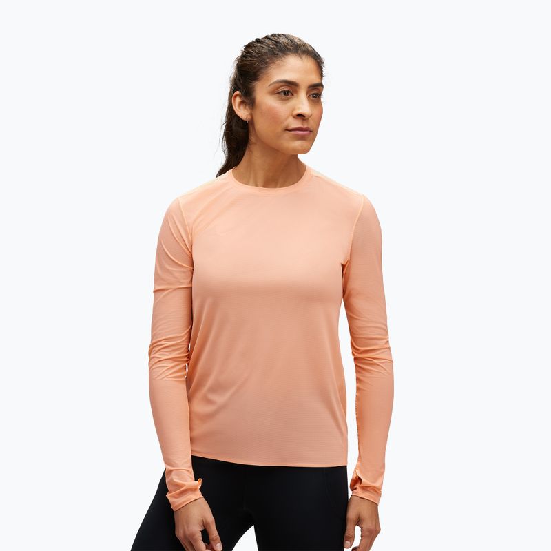 Dámské běžecké tričko Longsleeve  HOKA Airolite Run papaya