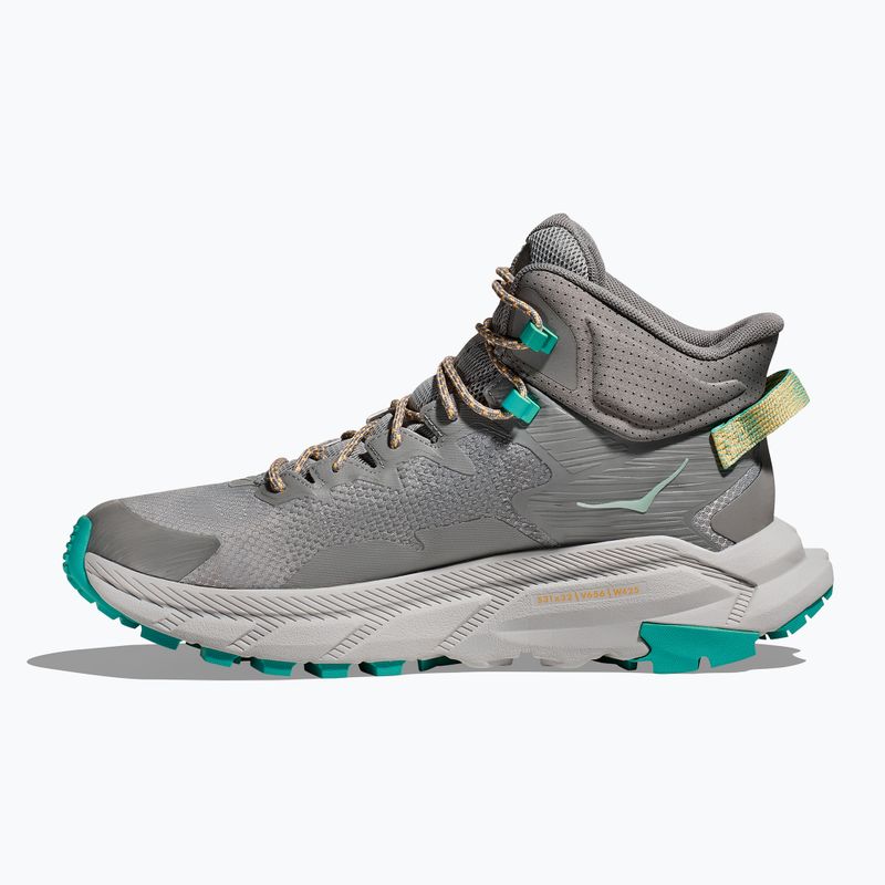 Pánské turistické boty  HOKA Trail Code GTX galactic grey/electric aqua 11