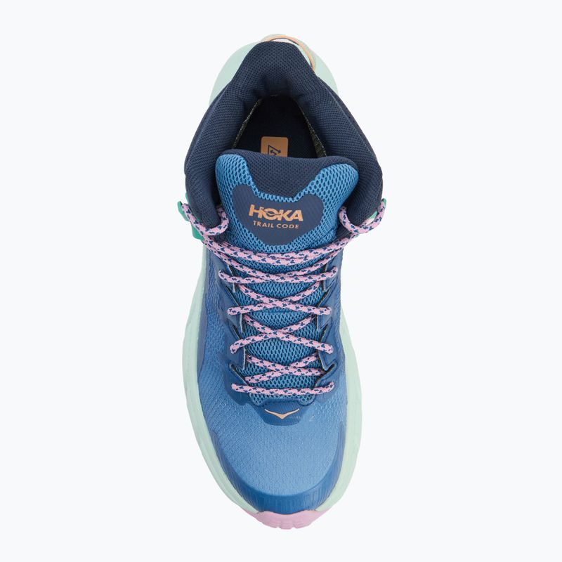 Turistické boty HOKA Trail Code GTX foggy night/aqua breeze 5