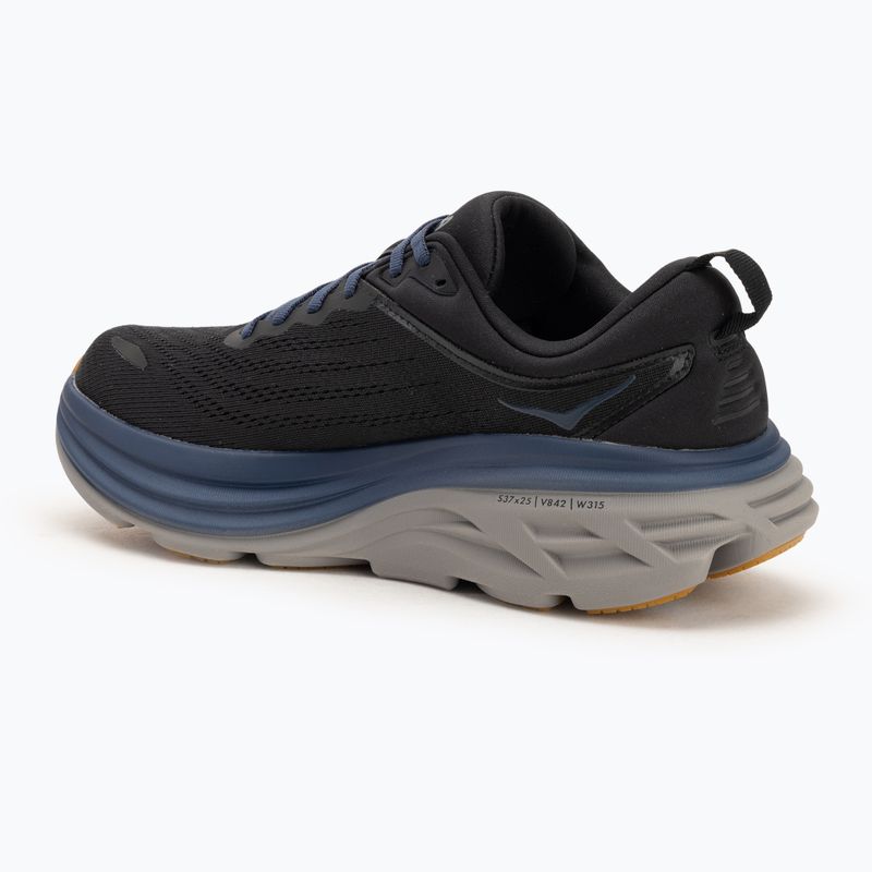 Pánské běžecké boty HOKA Bondi 8 black/ironore 3