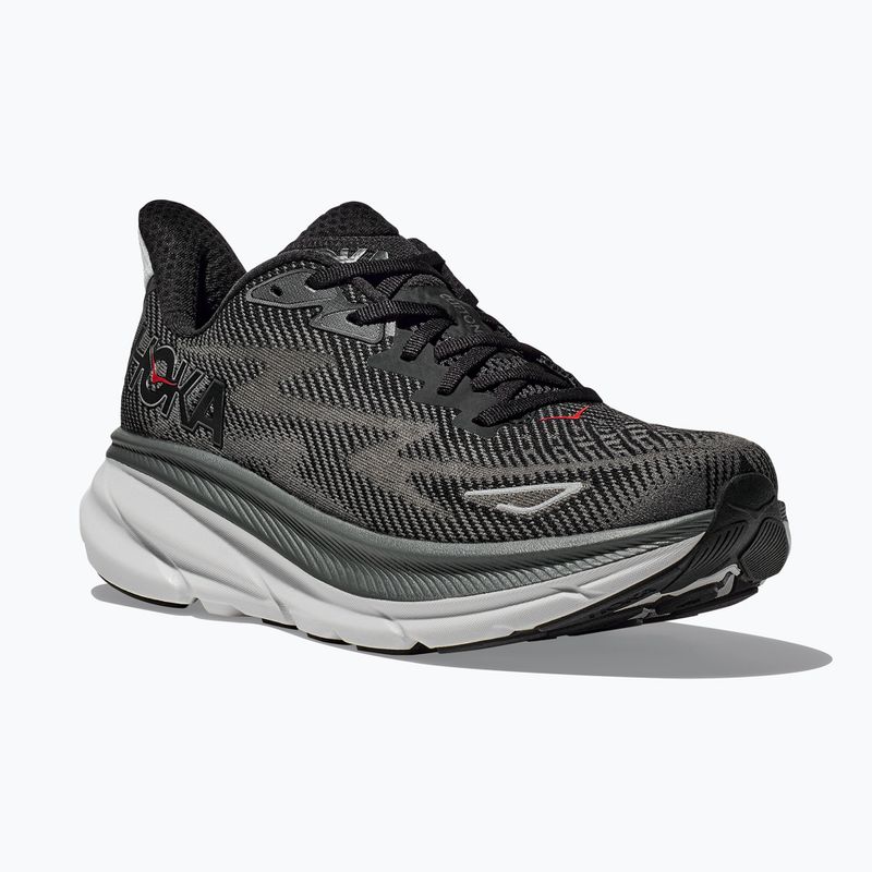 Pánská běžecká obuv HOKA Clifton 9 black/outer orbit