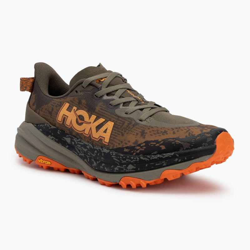 HOKA Speedgoat 6 pánské běžecké boty anique olive/squash