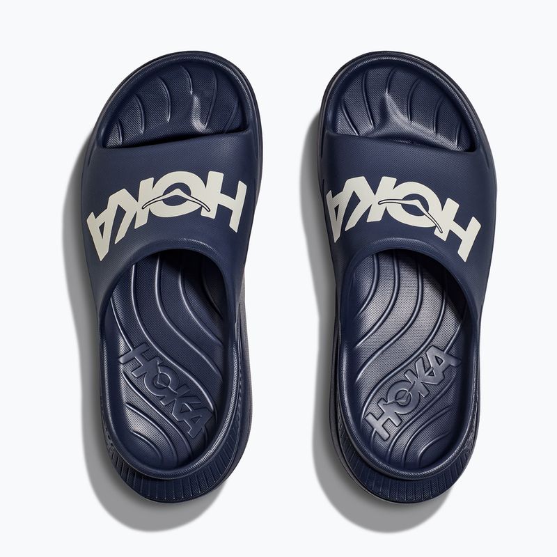 Nazouváky HOKA Ora Athletic Slide varsity navy/white 8