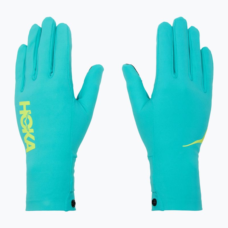 Běžecké rukavice HOKA Airolite Run electric aqua 2