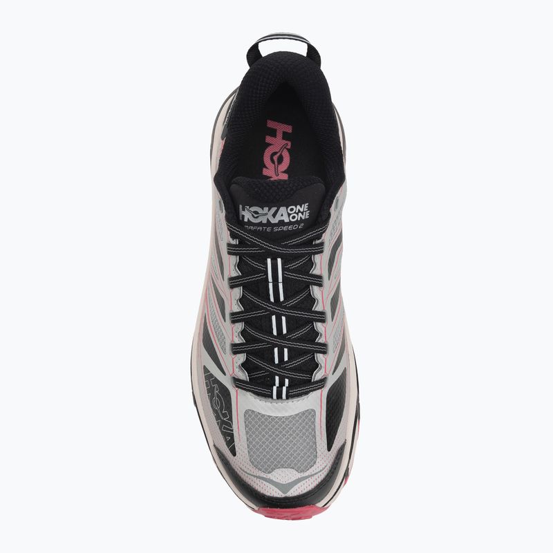 Boty HOKA Mafate Speed 2 galactic grey/ruby red 5