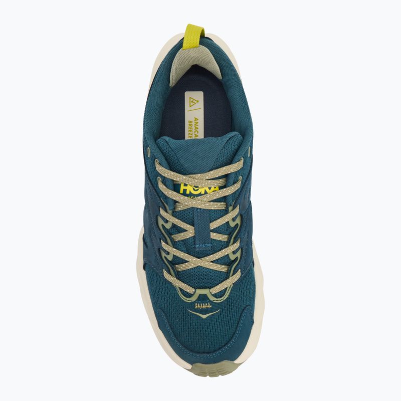 Pánské turistické boty HOKA Anacapa Breeze Low blue twilight/oat milk 5