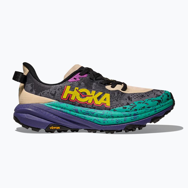 Pánské běžecké boty HOKA Speedgoat 6 oatmeal/mountain iris 2