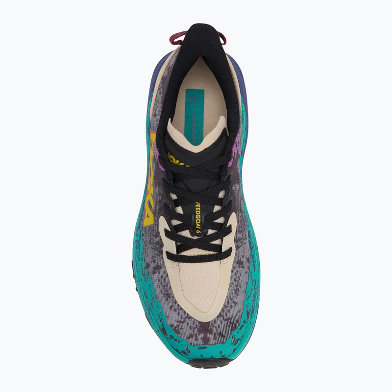 Pánské běžecké boty HOKA Speedgoat 6 oatmeal/mountain iris 5