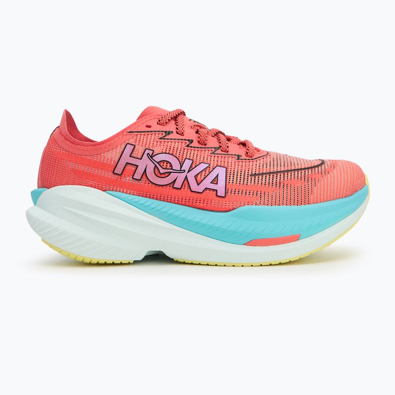 Dámské běžecké boty  HOKA Mach X 2 grapefruit/electric coral 3