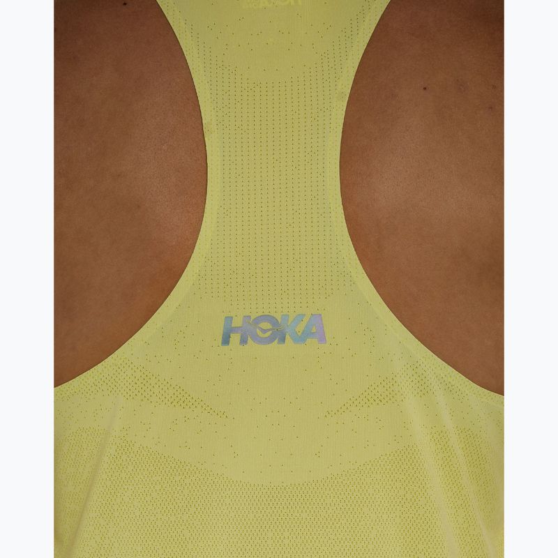 Pánské běžecké tričko HOKA Race Singlet hoka citrus running shirt 7