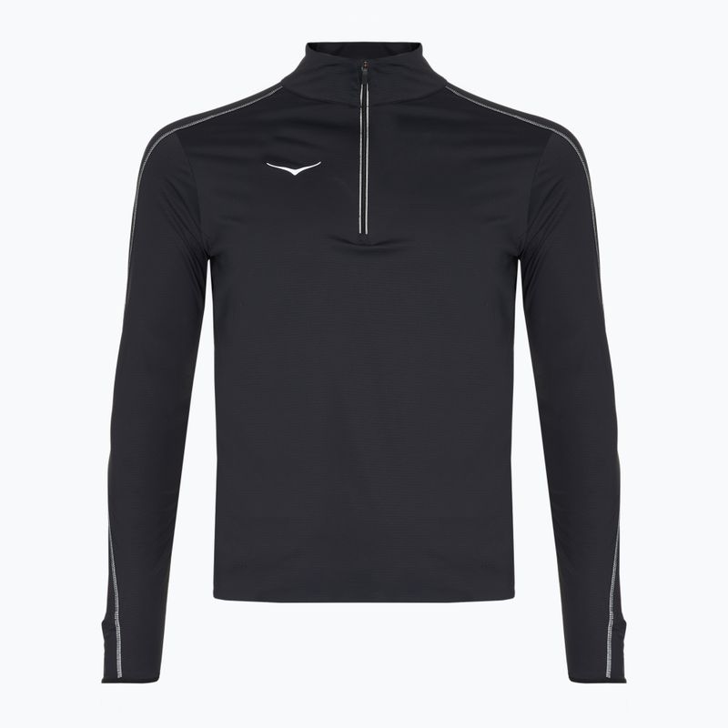 Pánská běžecká mikina HOKA GlideTech Quarter Zip black