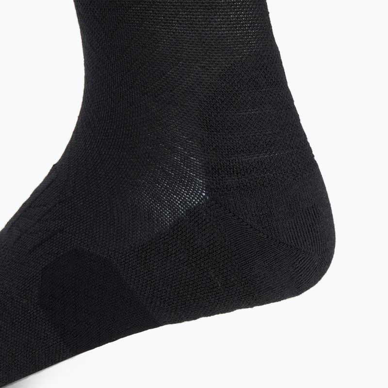 Ponožky  HOKA Crew Run Sock 3 pary black/black/black 3