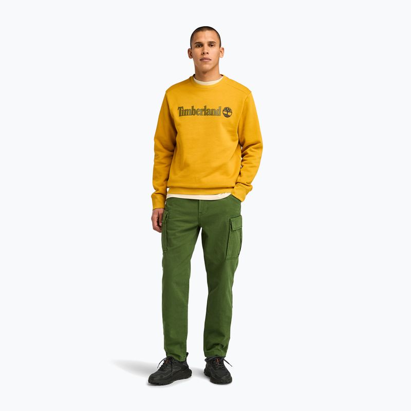 Pánská mikina Timberland Linear Logo Crew Neck chai tea 2